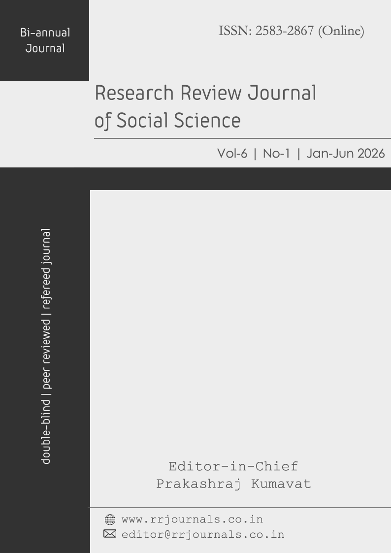 					View Vol. 6 No. 1 (2026): Research Review Journal of Social Science
				